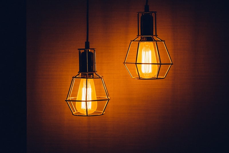 Vintage Lanterns in Bedroom