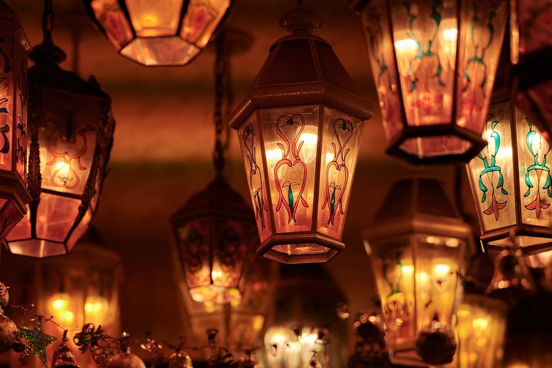 Vintage Lantern Centerpiece